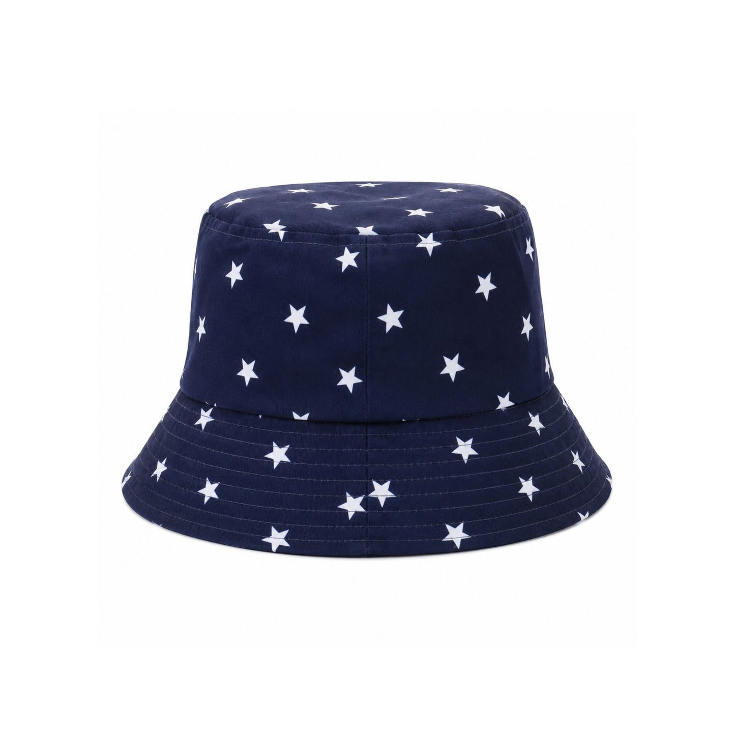 Navy & White Stars Bucket Hat