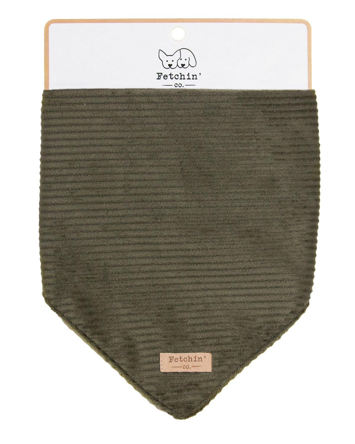 Green Corduroy Bandana