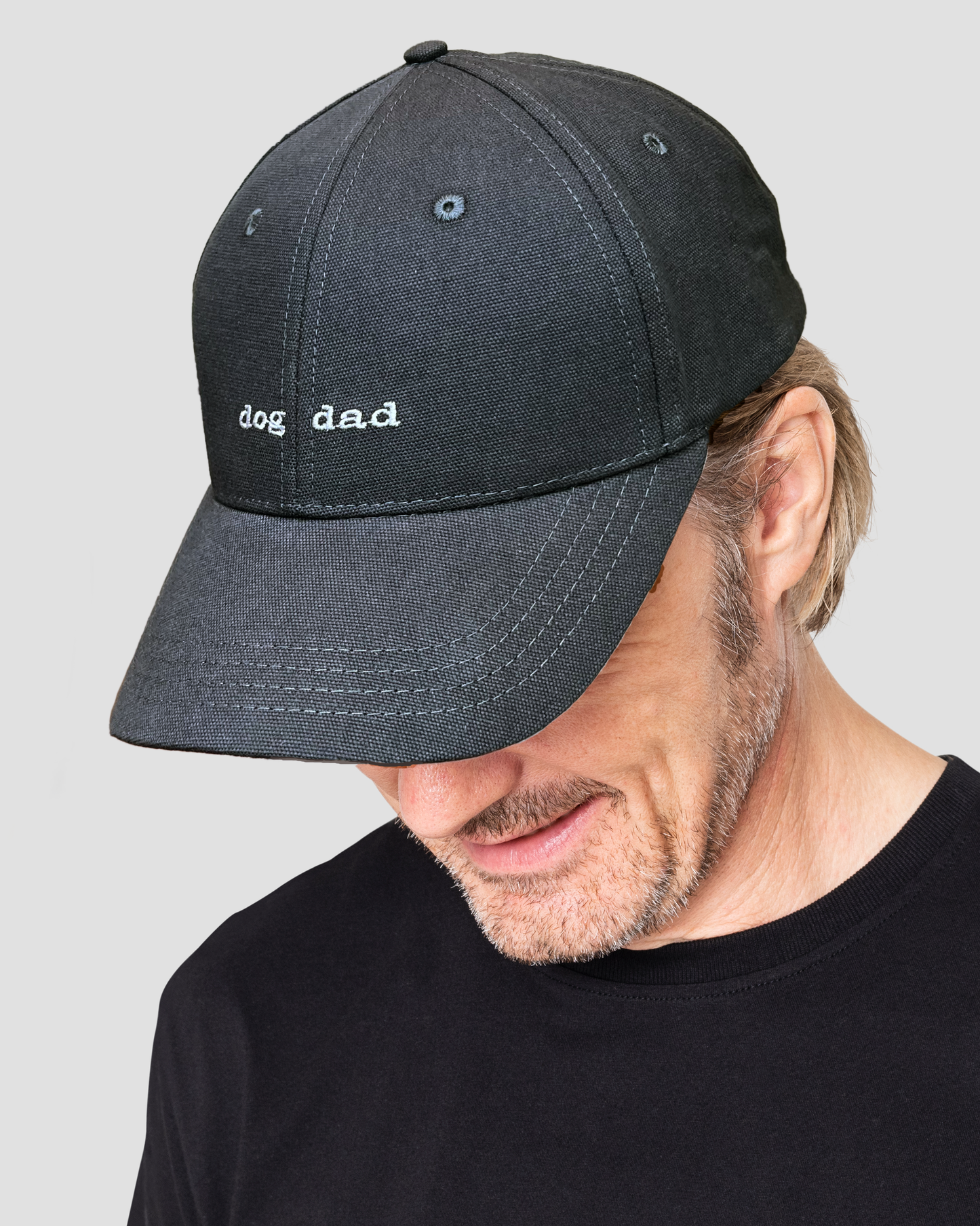 Dog Dad Grey Baseball Hat