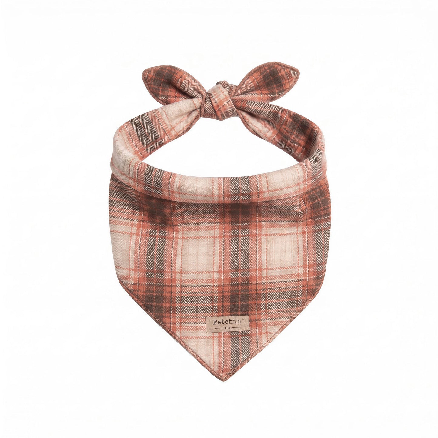 Rust Plaid Bandana
