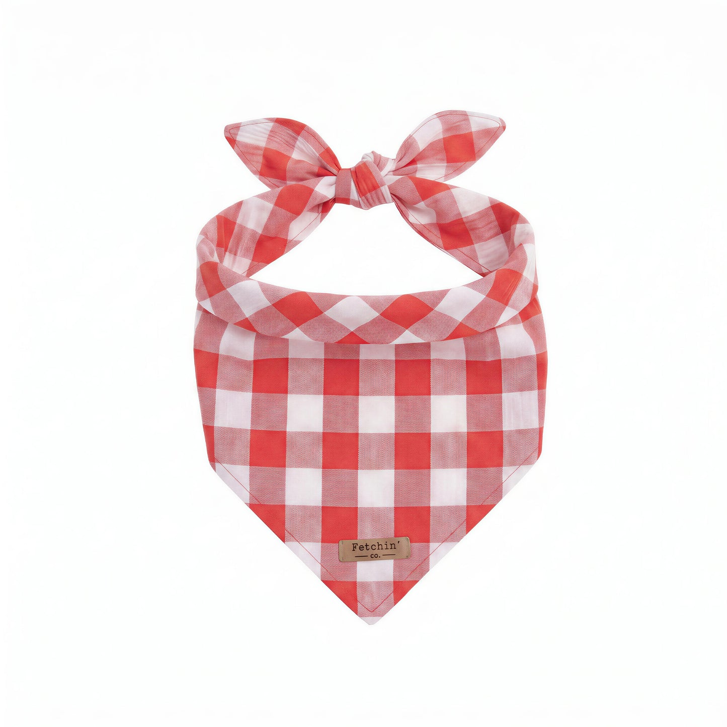 Red Gingham Bandana