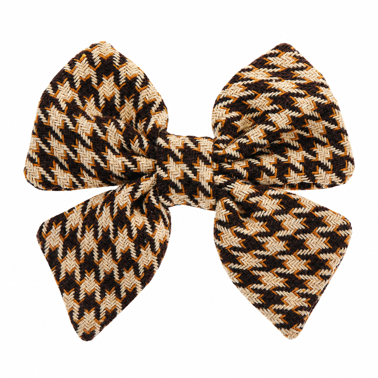 Houndstooth Collar Bow