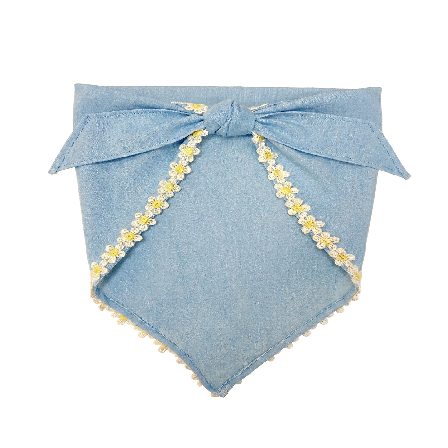 Chambray Daisy Chain Bandana