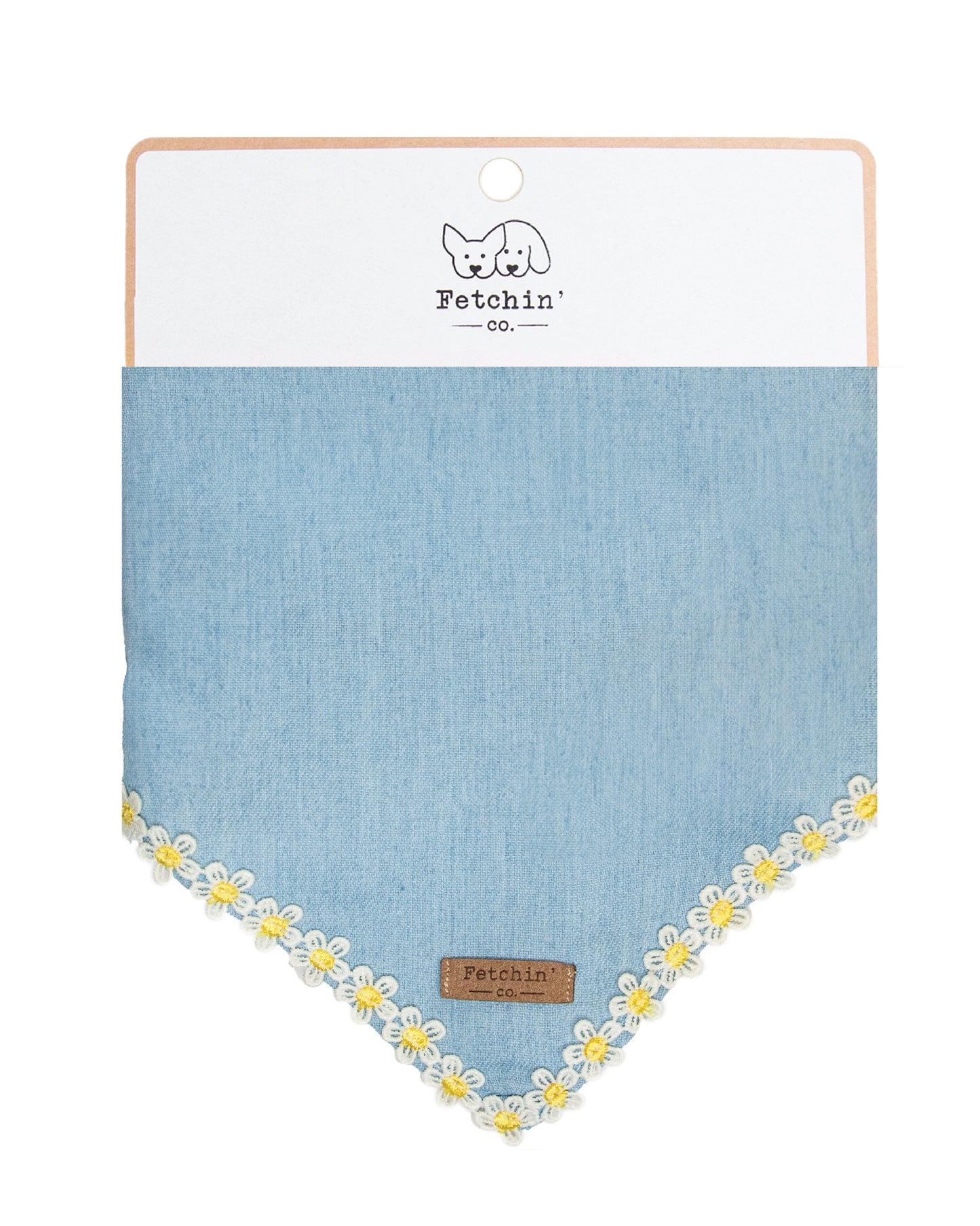 Chambray Daisy Chain Bandana