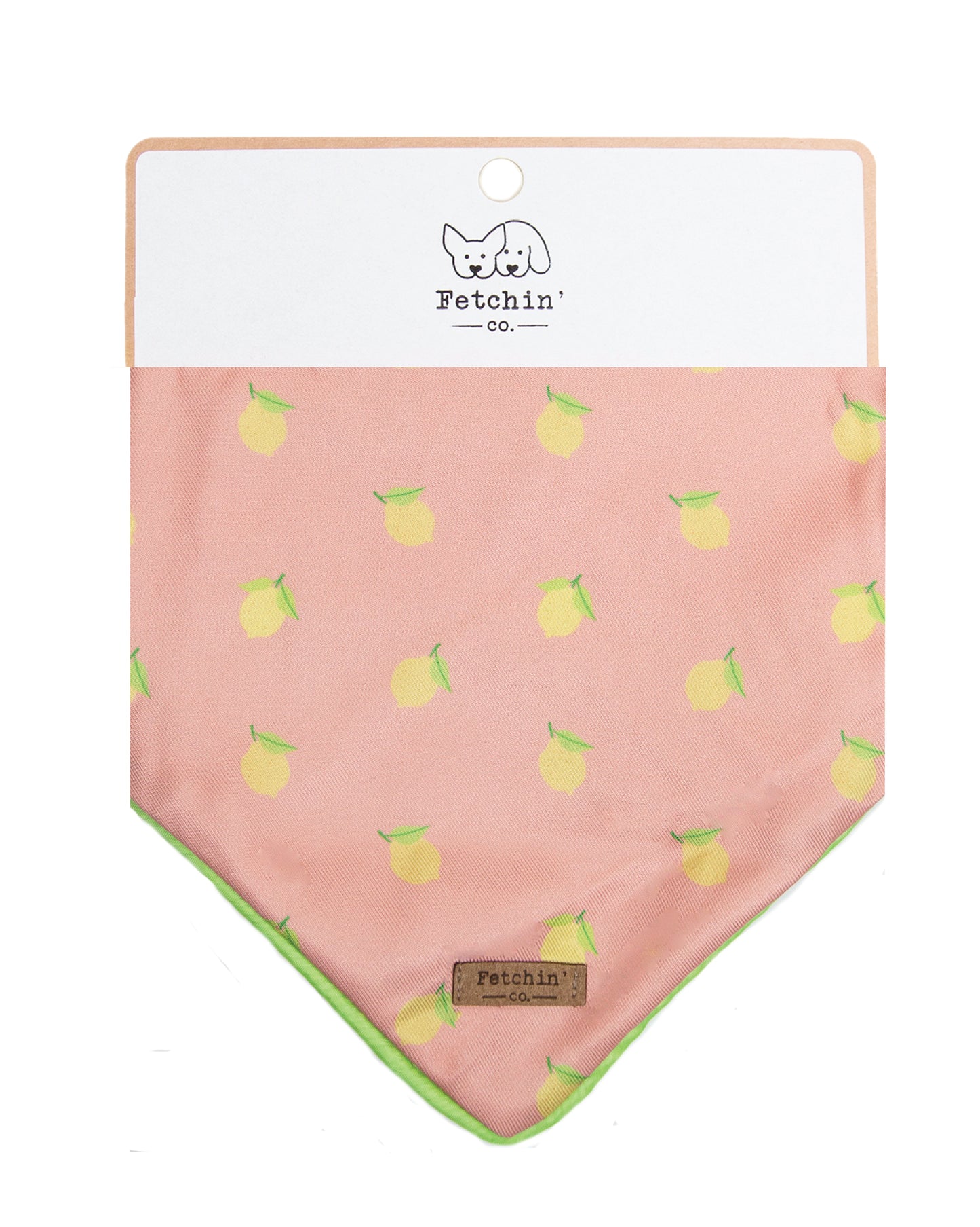 Pink Lemonade Printed Bandana