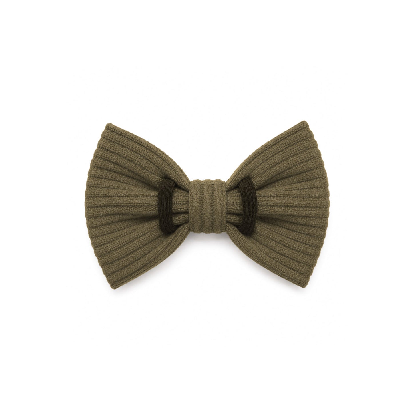 Green Corduroy Collar Bow Tie