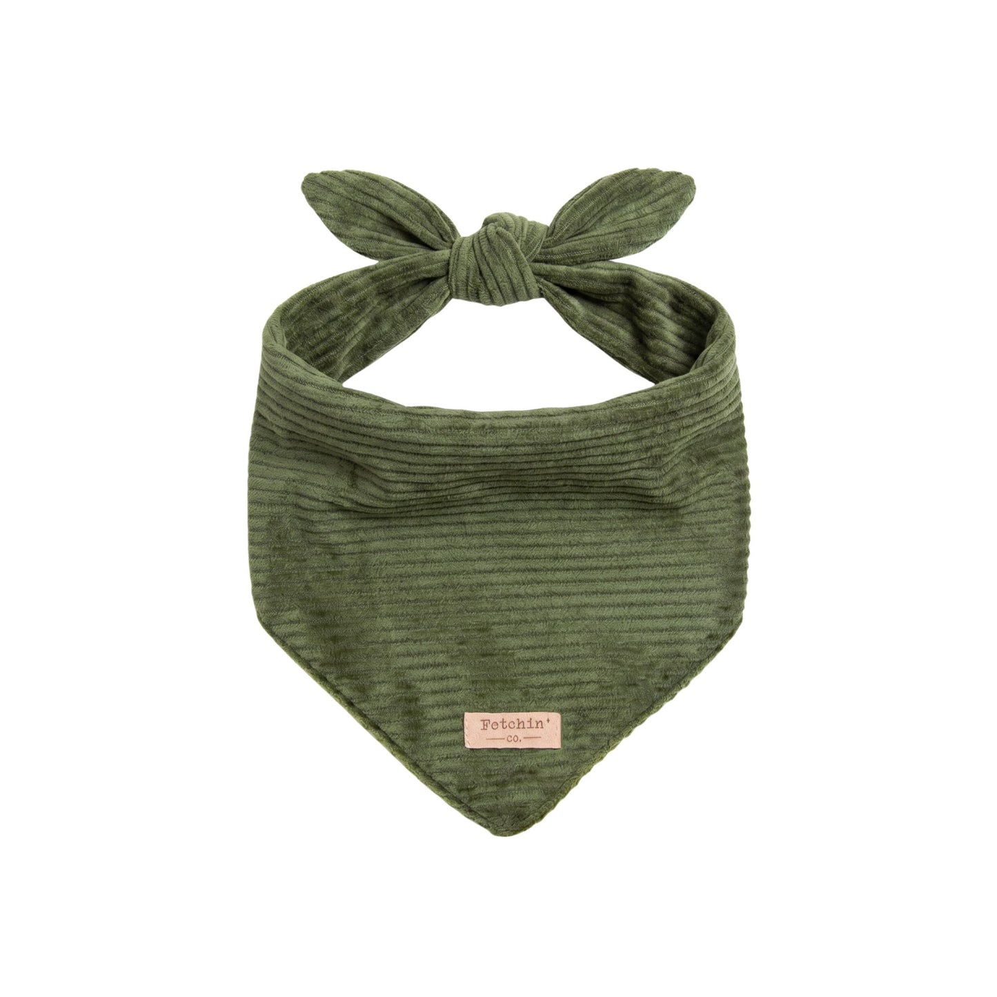 Green Corduroy Bandana