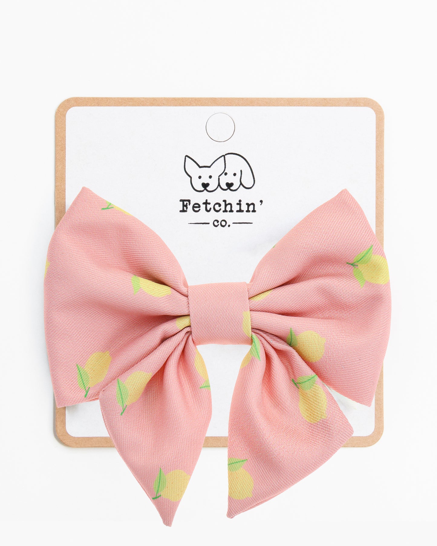 Pink Lemonade Collar Bow