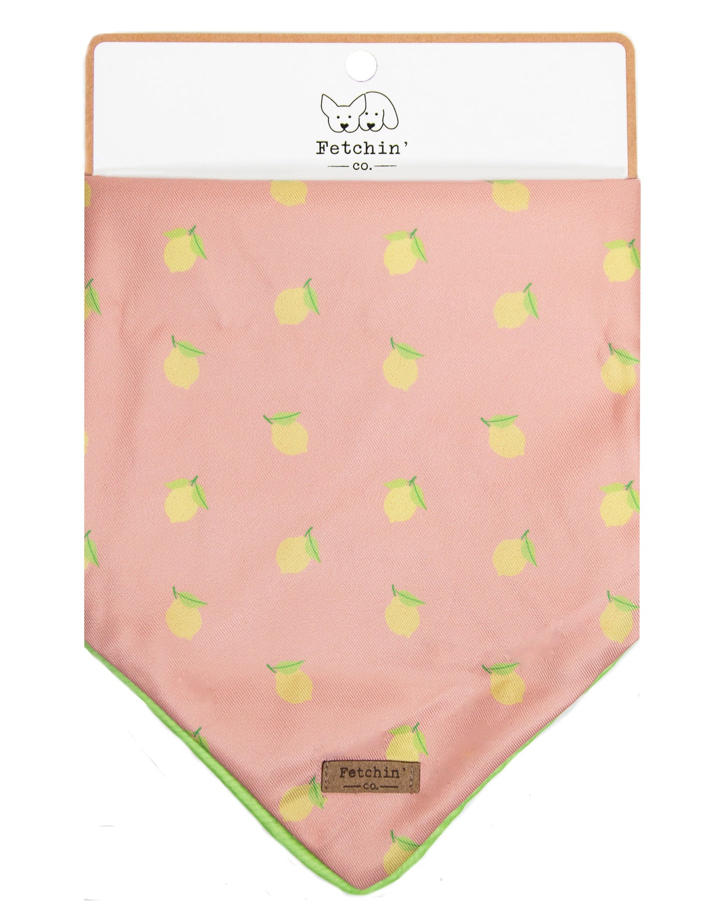 Pink Lemonade Printed Bandana