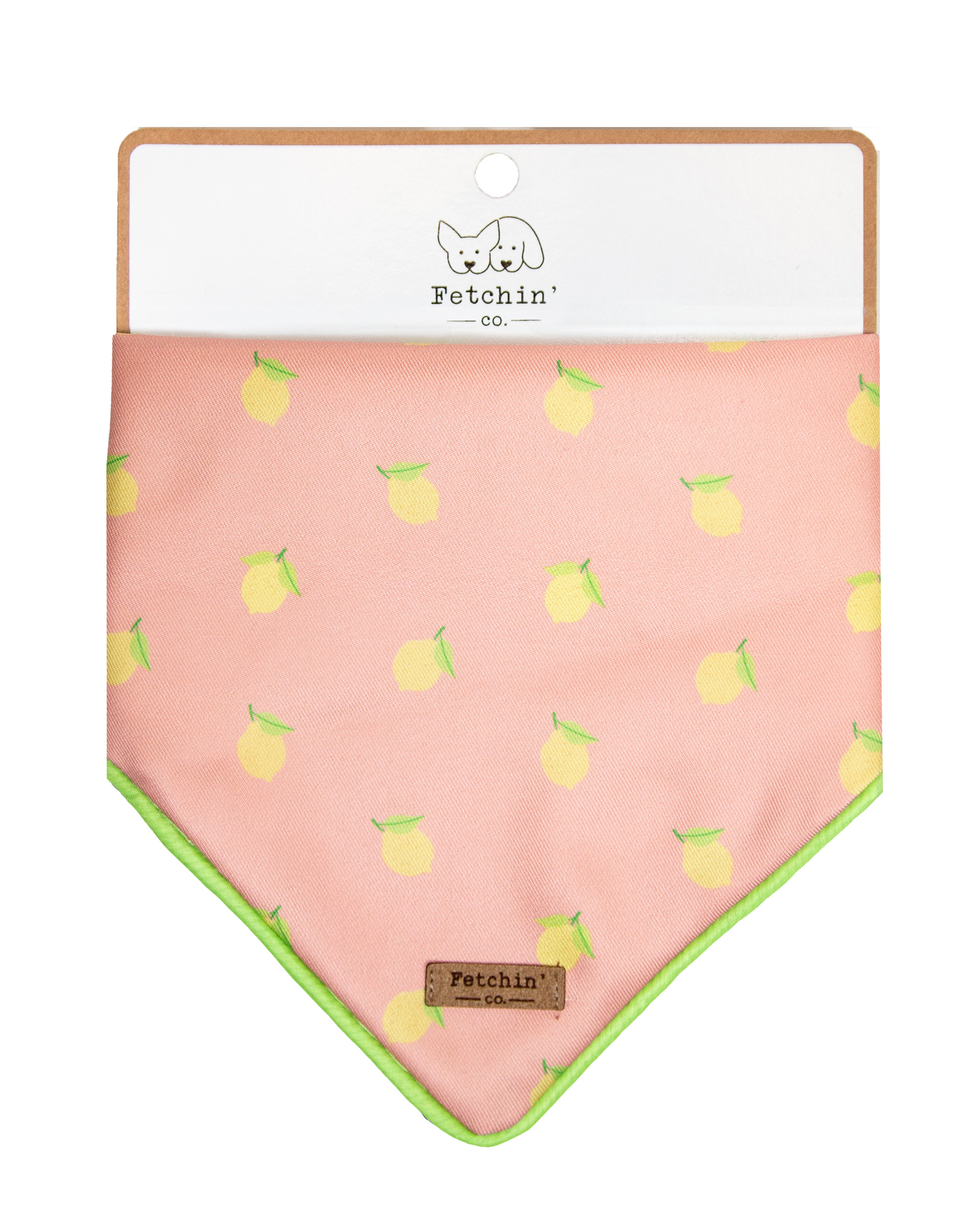 Pink Lemonade Printed Bandana