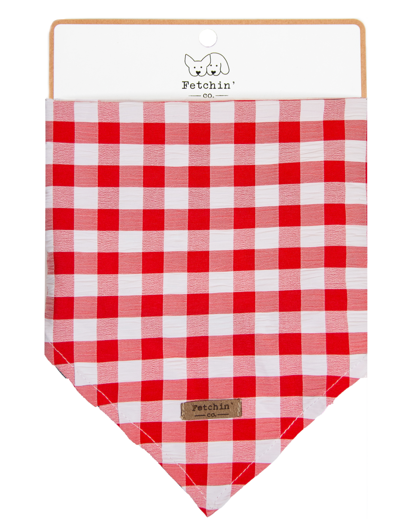 Red Gingham Bandana