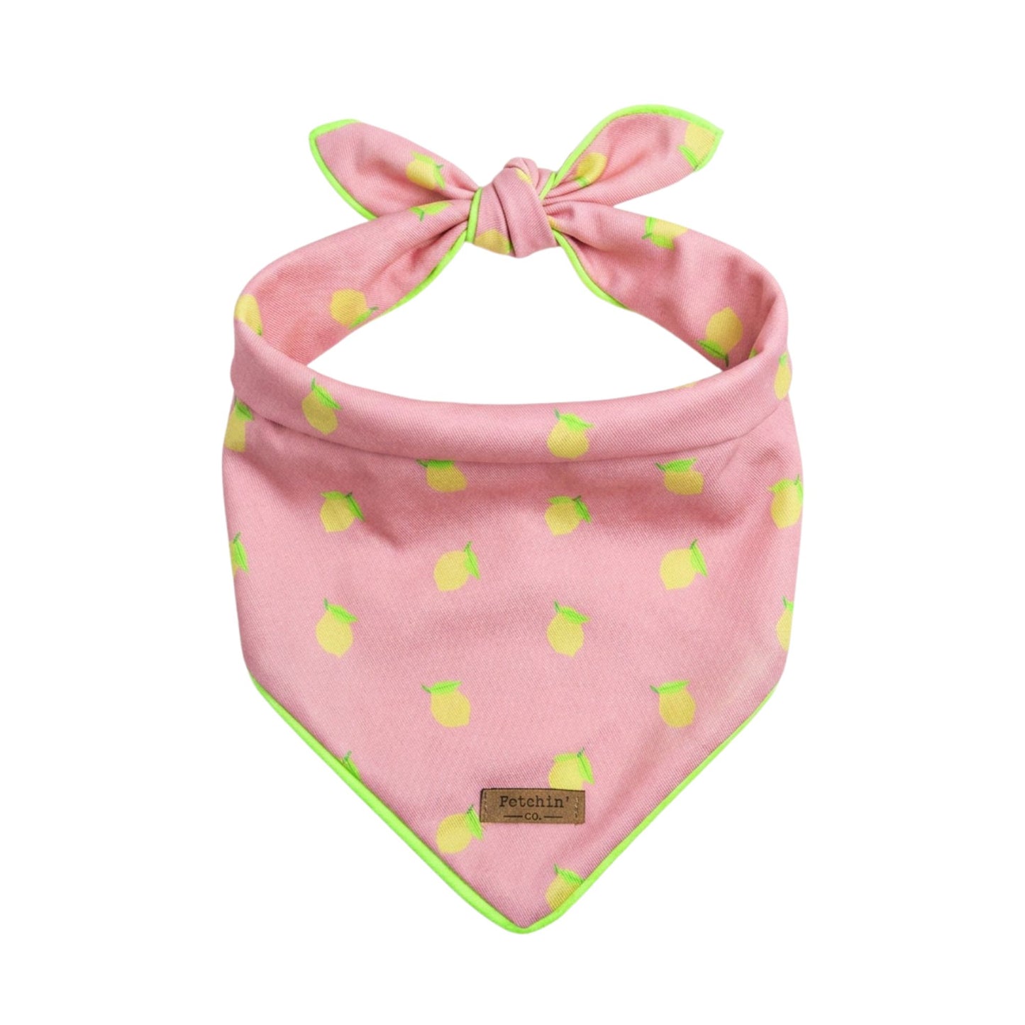 Pink Lemonade Printed Bandana