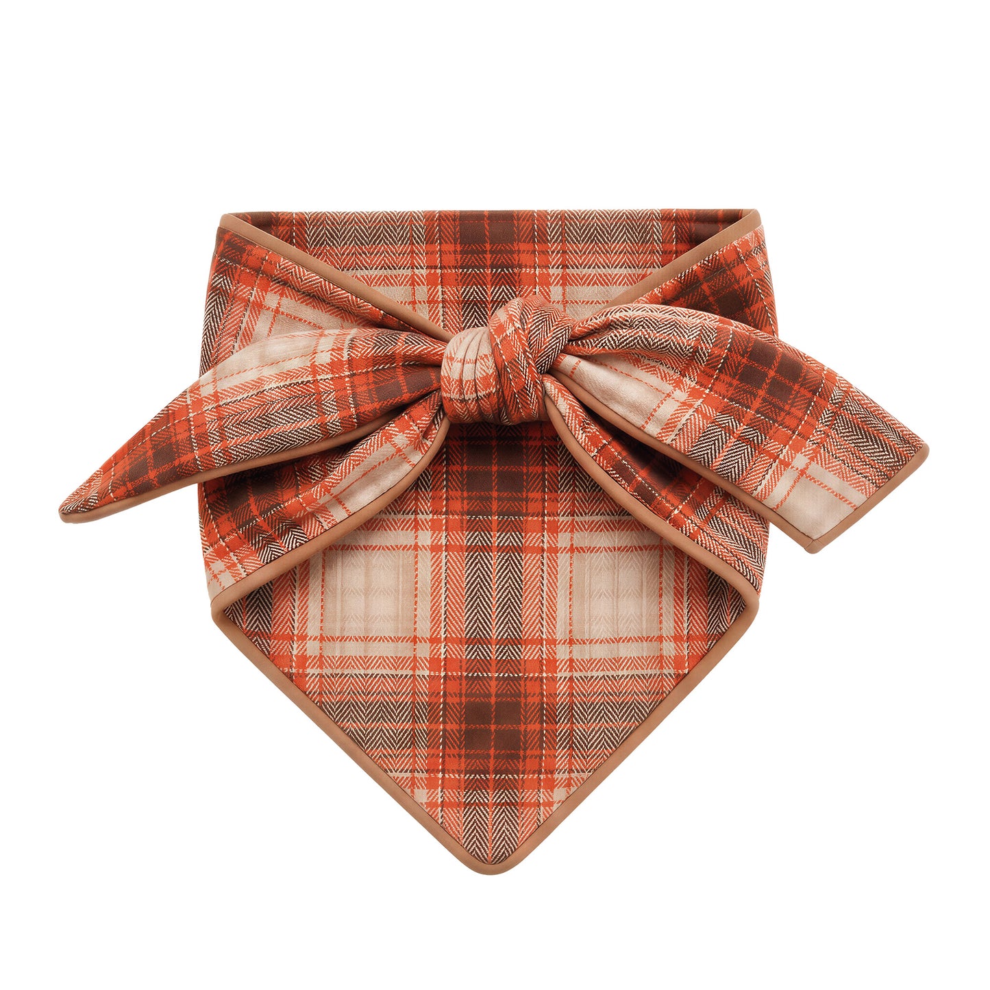 Rust Plaid Bandana