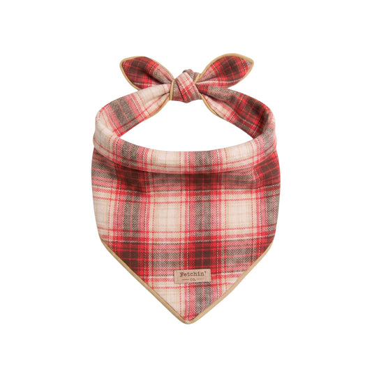 Rust Plaid Bandana