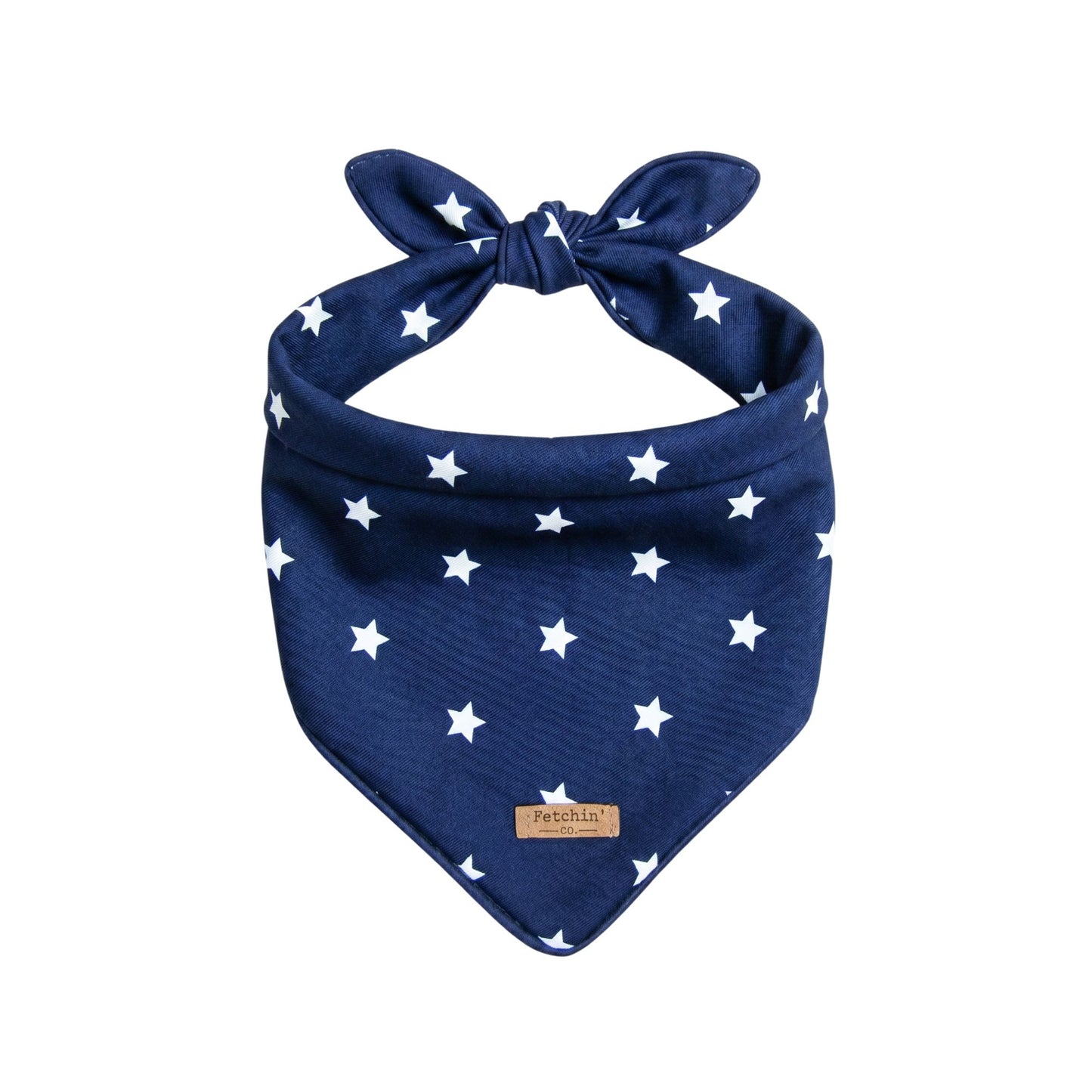 Navy & White Stars Printed Bandana