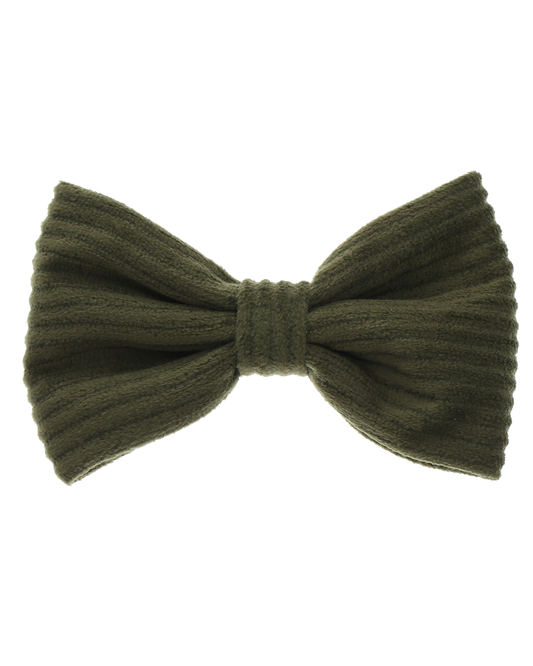 Green Corduroy Collar Bow Tie